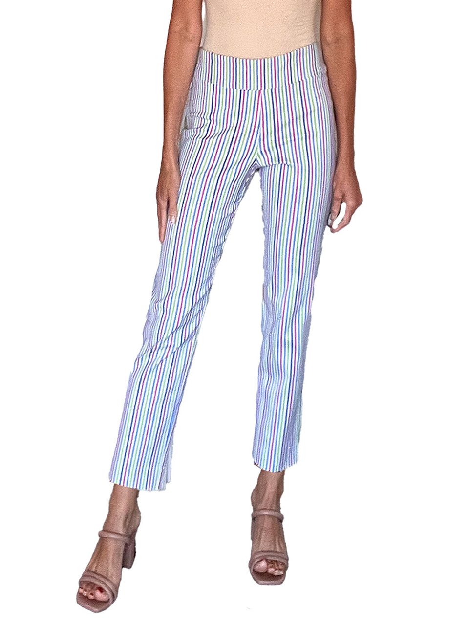 Krazy Larry | Stripe Print Pant