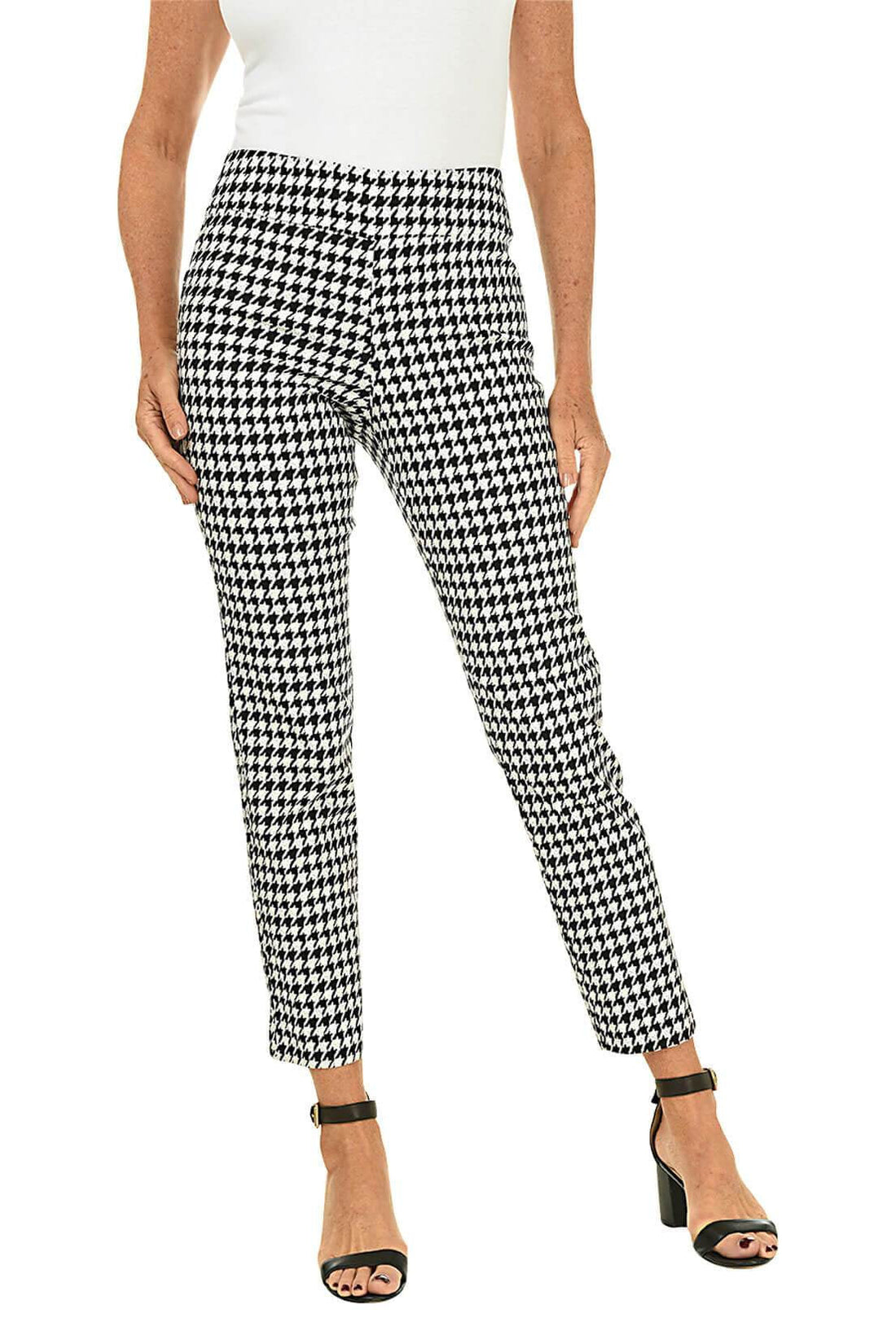 Krazy Larry | Black and White Houndstooth Pr