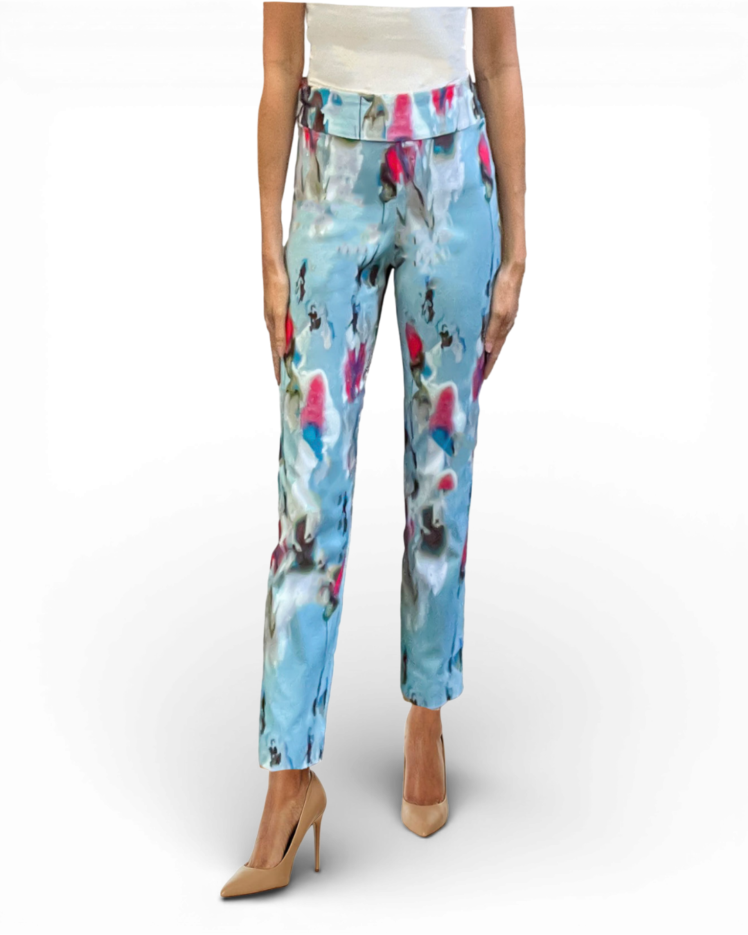 Pull on Pant Grey Watercolor
