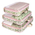 Packing Cube Set, Oleander Pink Tropical Tiles