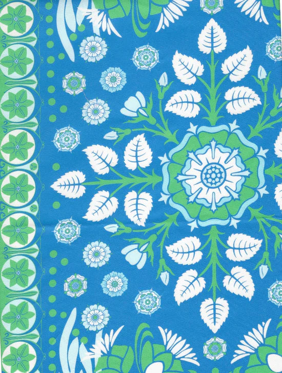 Patty Kim | Elizabeth Blouse - Cobalt colorful patterned shirt