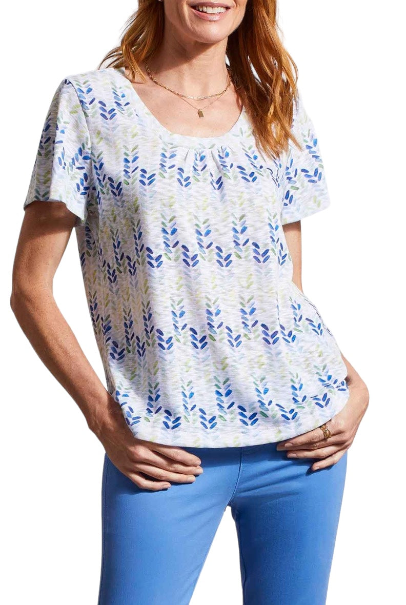 Tribal | Printed Flutter Sleeve Top