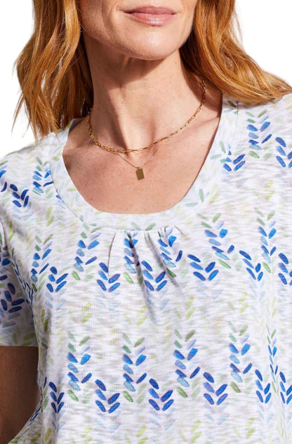 Tribal | Printed Flutter Sleeve Top