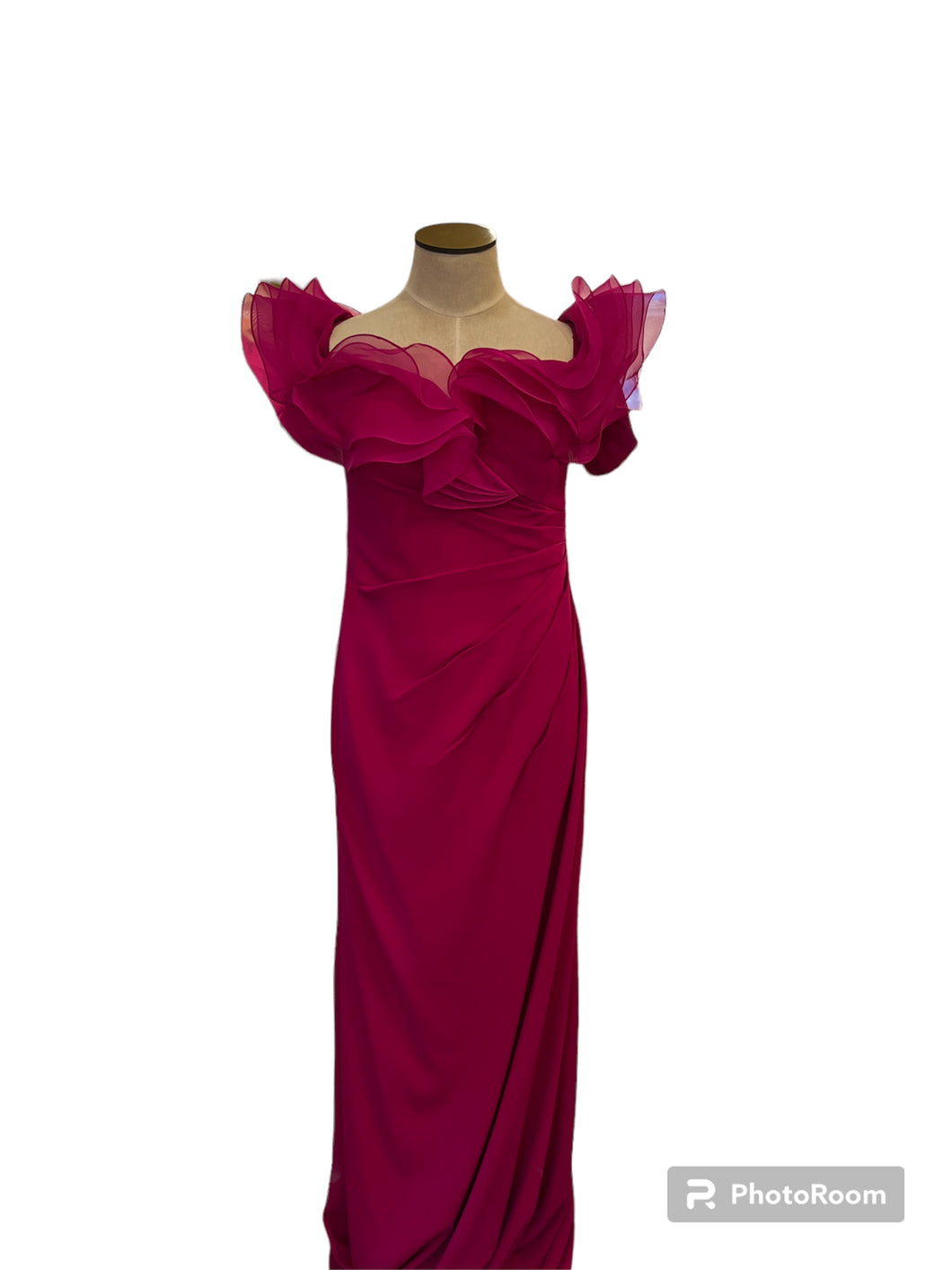 Daymor Couture | Gown w/Ruffle Sleeve