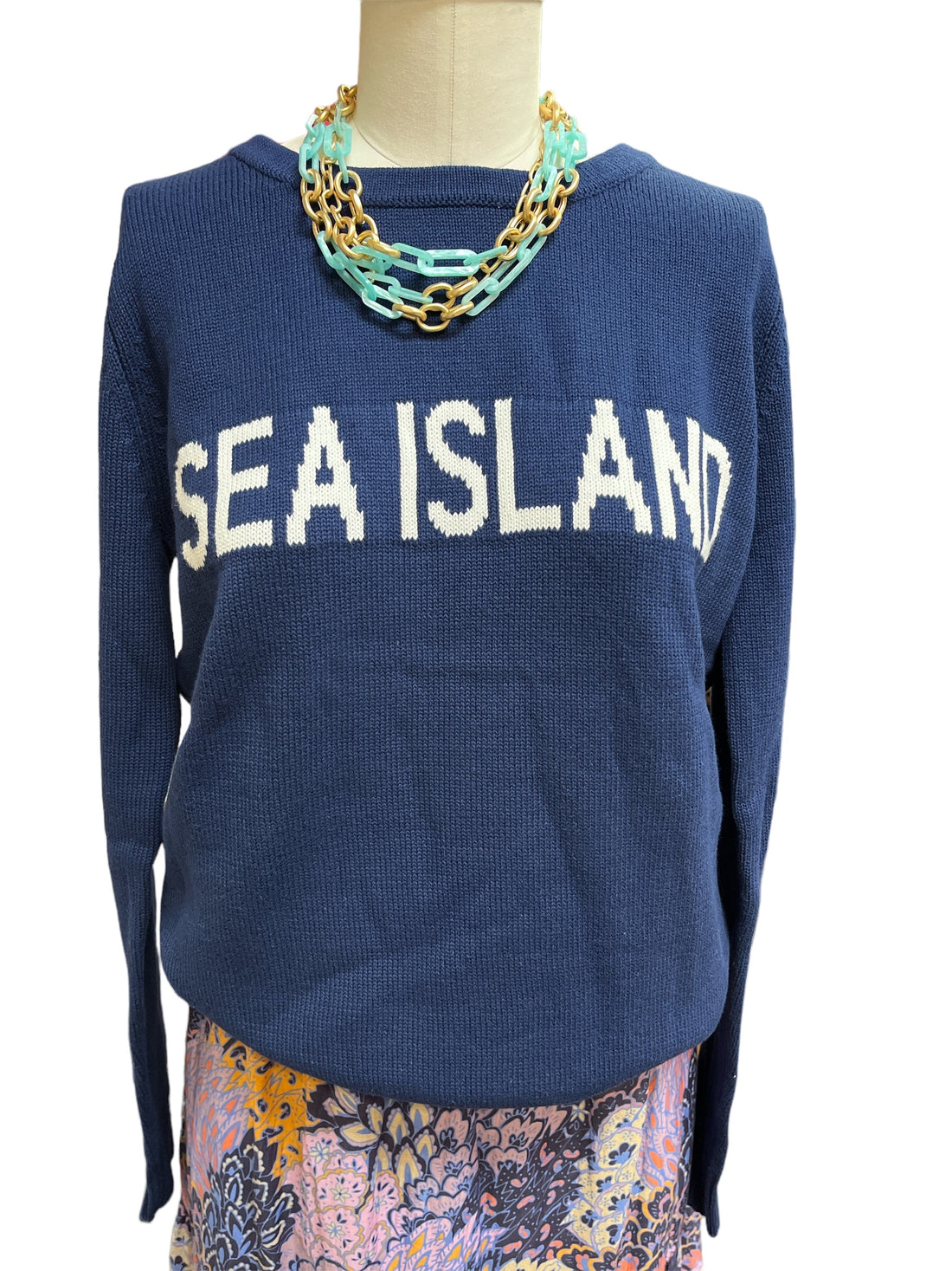 Pink Pineapple | Classic Sea Island Sweater | Pink Pineapple | Cloister Collection Designer Fashion