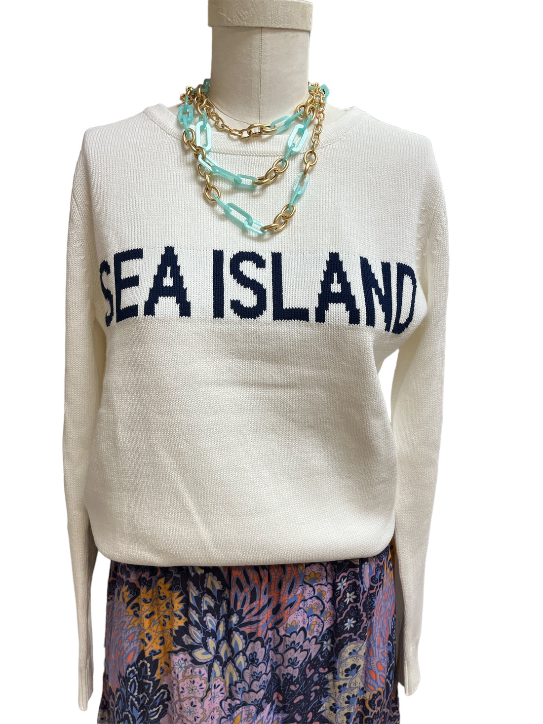 Pink Pineapple | Classic Sea Island Sweater | Pink Pineapple | Cloister Collection Designer Fashion