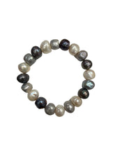 Load image into Gallery viewer, Girl W/ A Pearl | Mixed Grey Pearl Bracelet
