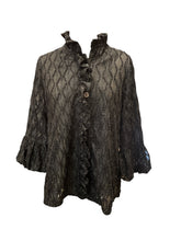 Load image into Gallery viewer, Damee | Ruffle Front Sequin Jacke

