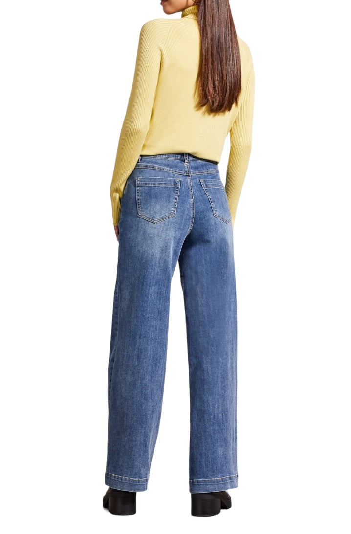 Tribal | Audrey Pull On Wide Jeans