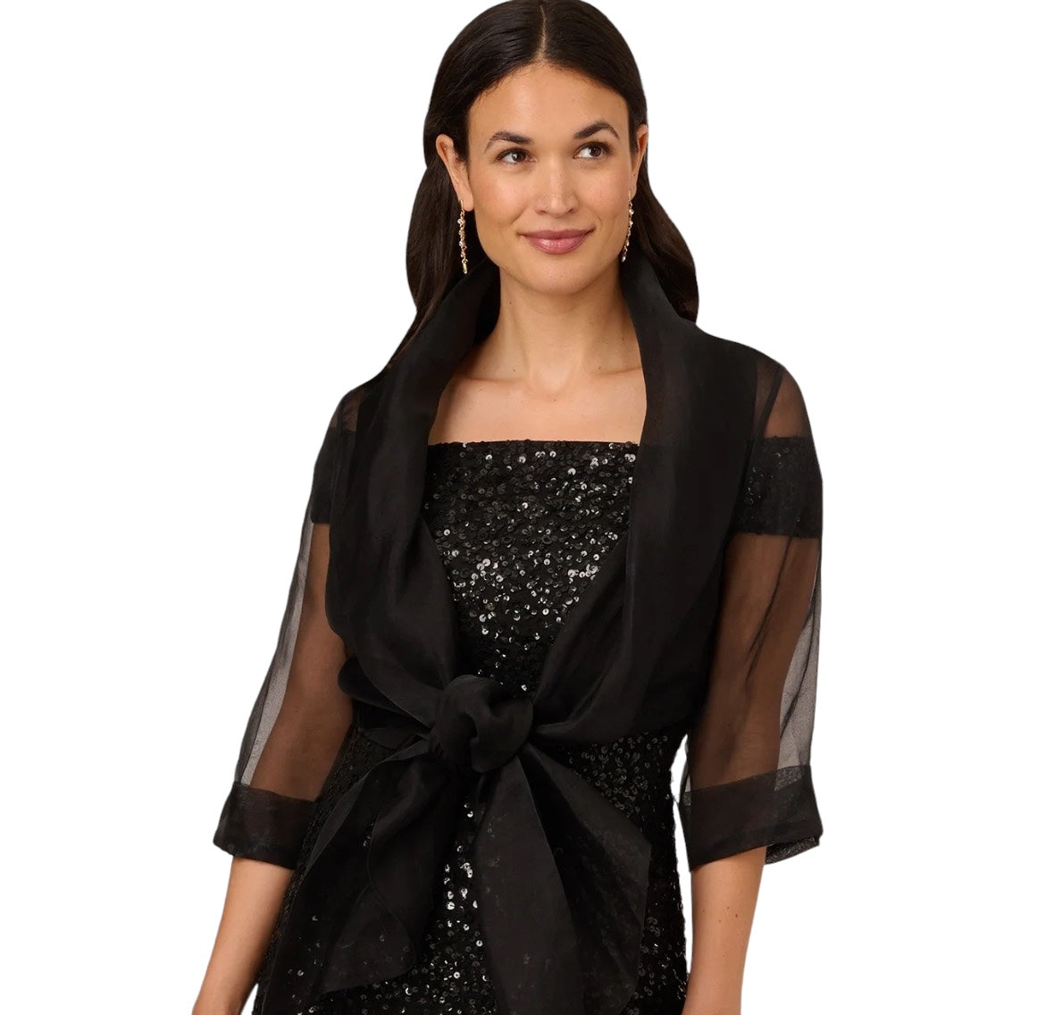 Adriana Papell | Organza Jacket