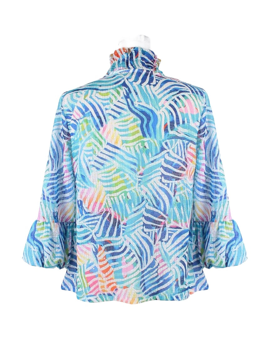 Damee | Multi Organza Jacket