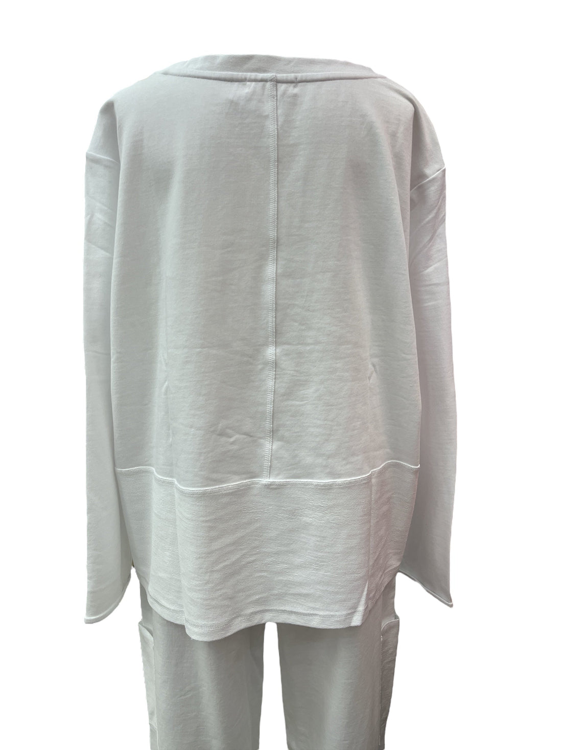 Escape By Hab | White Terry Island Pullover