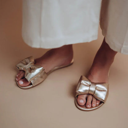 Solei Sea | Rafie Bow Sandal