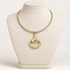 Rustic Gold Statement Necklace