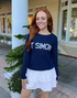 Pink Pineapple | Classic Saint Simons Sweater | Pink Pineapple | Cloister Collection Designer Fashion