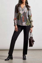 Load image into Gallery viewer, Tribal | Long Sleeve Blouse with Ruffle
