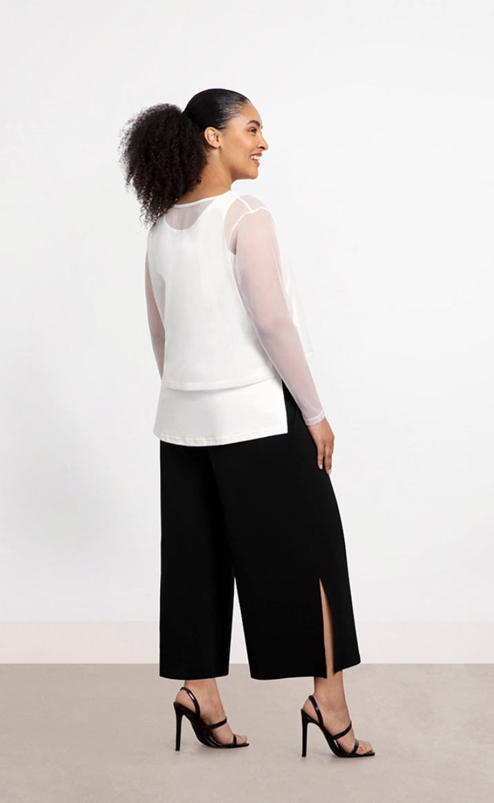 Sympli | Mesh Go to Cropped T Ls