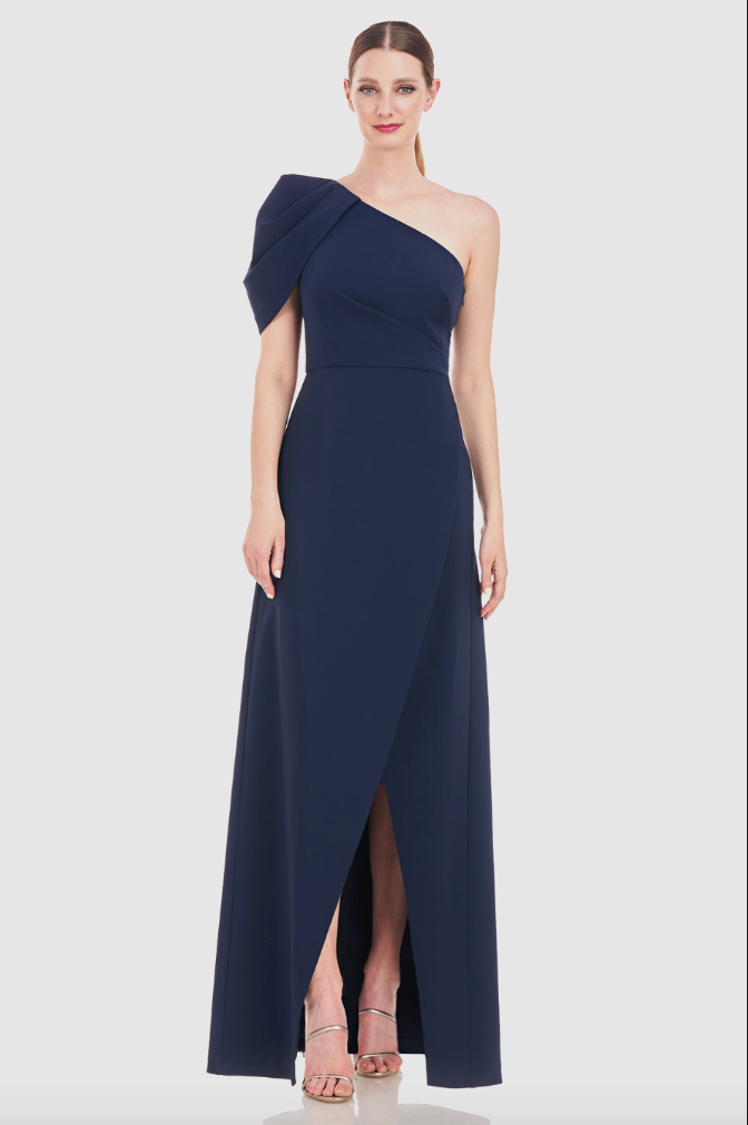 Kay Unger | Briana Shoulder Drape Dress