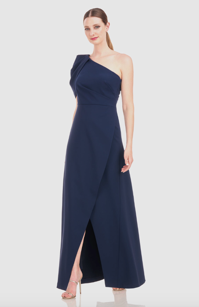 Kay Unger | Briana Shoulder Drape Dress