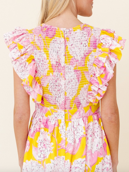 Sheridan French | Stacey Dress in Pink Lemonade