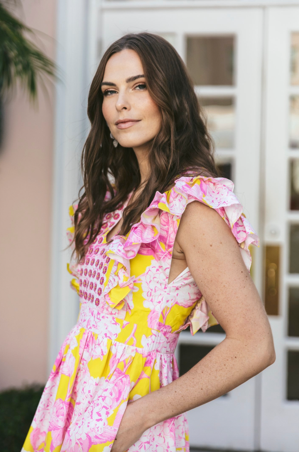 Sheridan French | Stacey Dress in Pink Lemonade