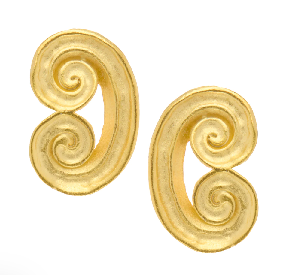 Susan Shaw | Volute Scroll Earrings