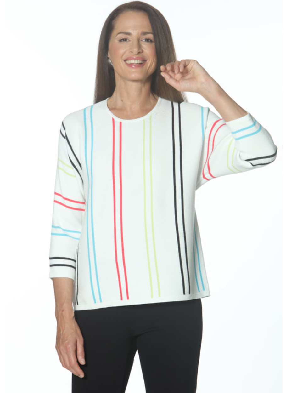 J'envie Sport I | Vertical Stripe Sweater
