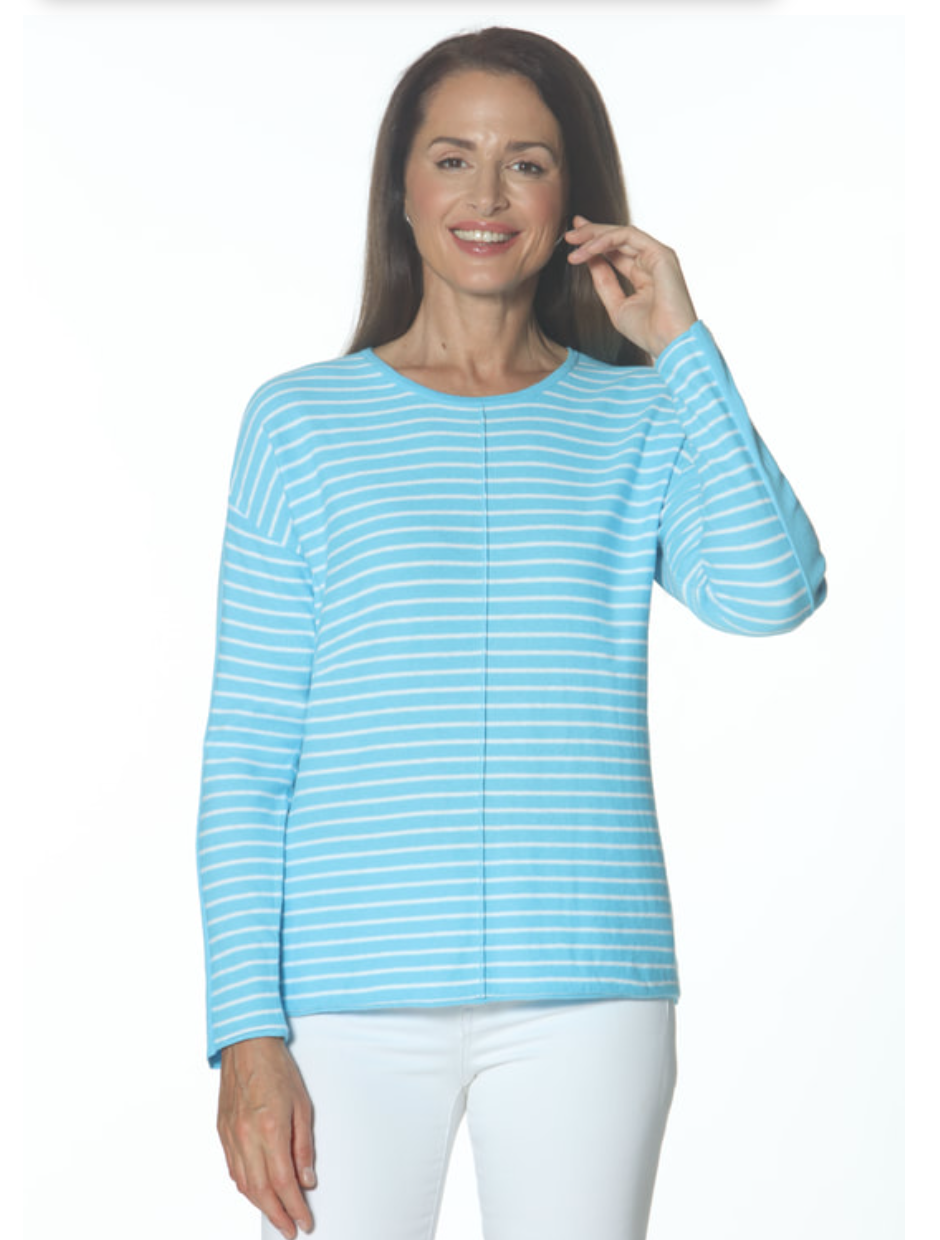 J'envie Sport I | Narrow Stripe Slouch Sweater