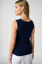 Load image into Gallery viewer, Joseph Ribkoff | Square Neck Tank - Navy
