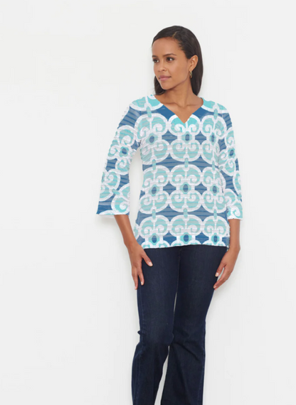 Whimsy Rose | Print Top