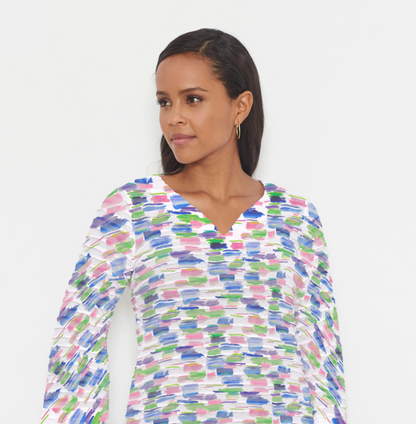 Whimsy Rose | Pops of Bliss Print Top