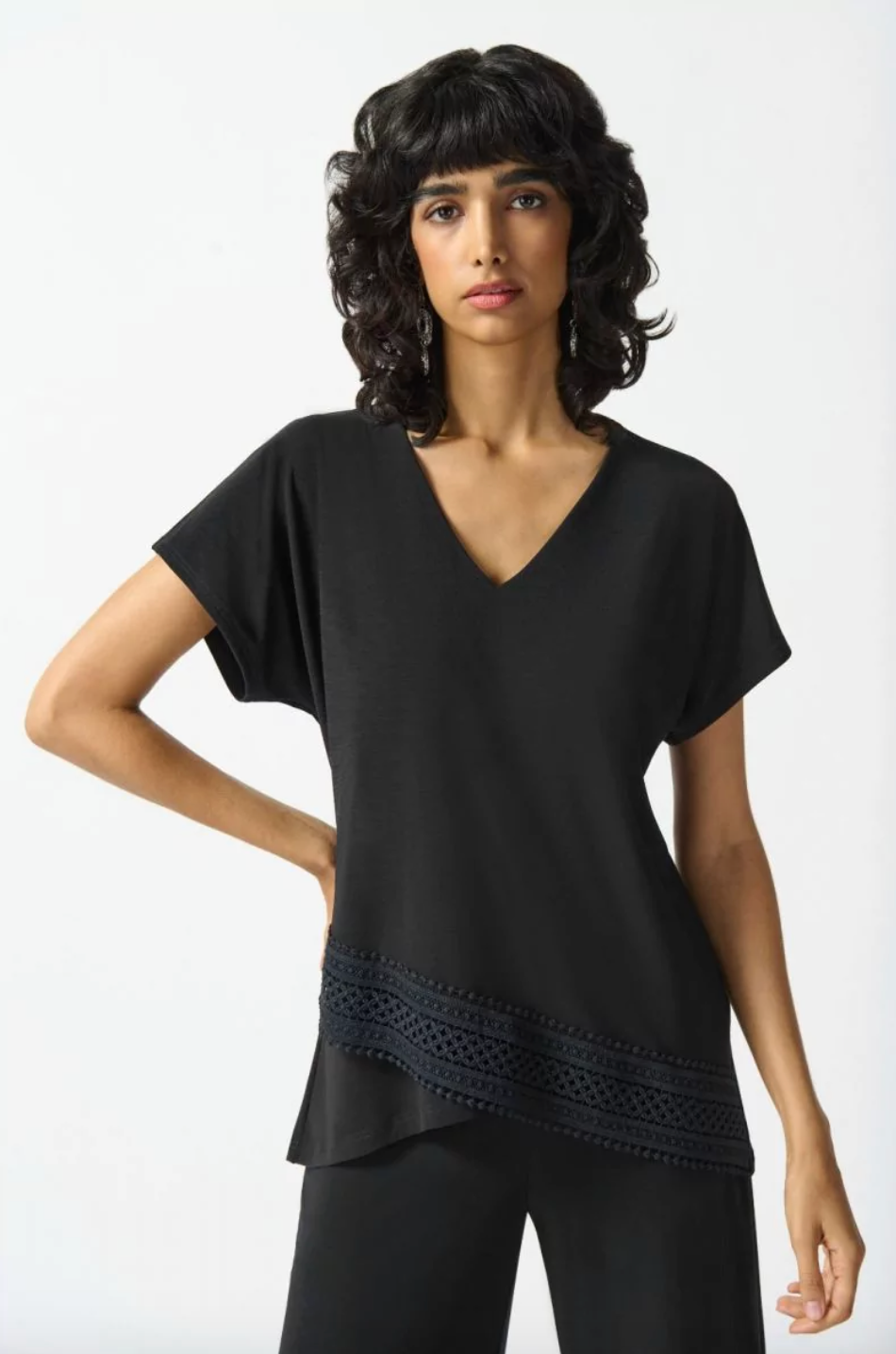 Joseph Ribkoff | Tunic W/lace Trim