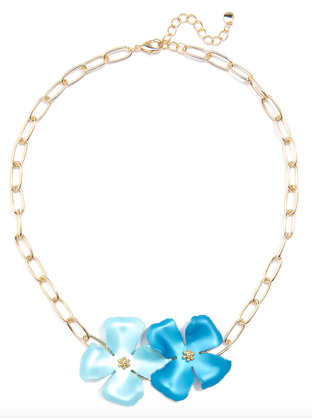 Zenzii | Flower Necklace - Turquoise | Zenzii | Cloister Collection Designer Fashion