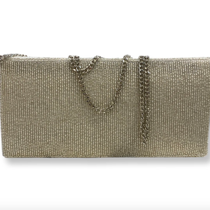 David Jeffery | Envelope Clutch- Ivory