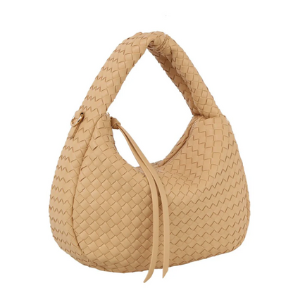 Evelyne Talman | Alison Hobo Woven Bag