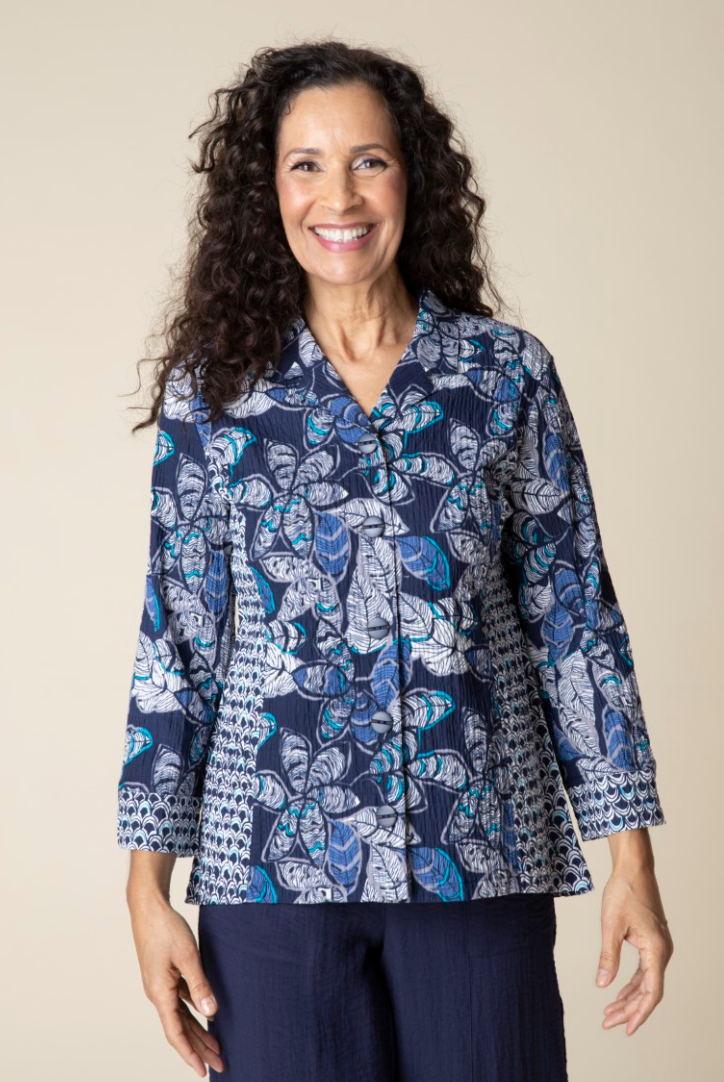 Habitat | Rustling Leaves Princess Seam Shirt