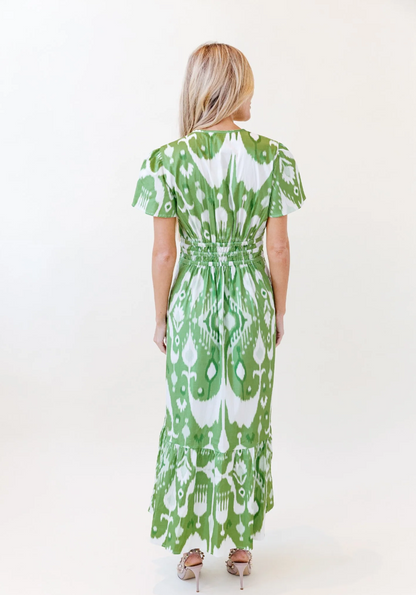 Sheridan French | Eloise Dress - Apple Ikat