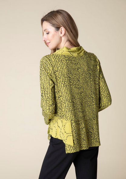 Habitat | Core Travel Mix Mixed Cowl Top