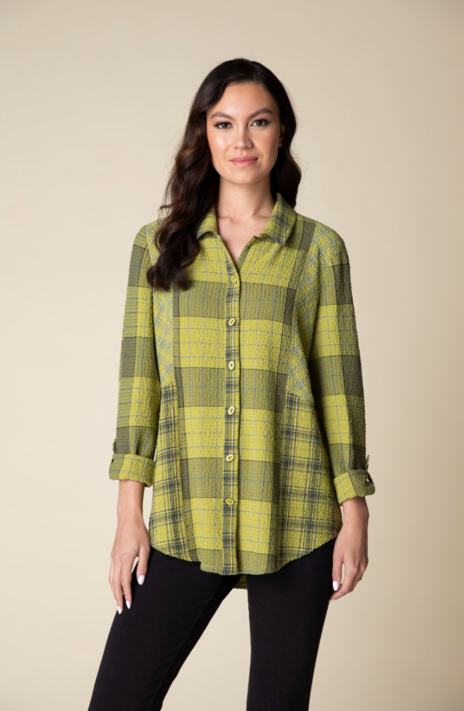 Habitat | Girl Gone Plaid Boyfriend Tunic