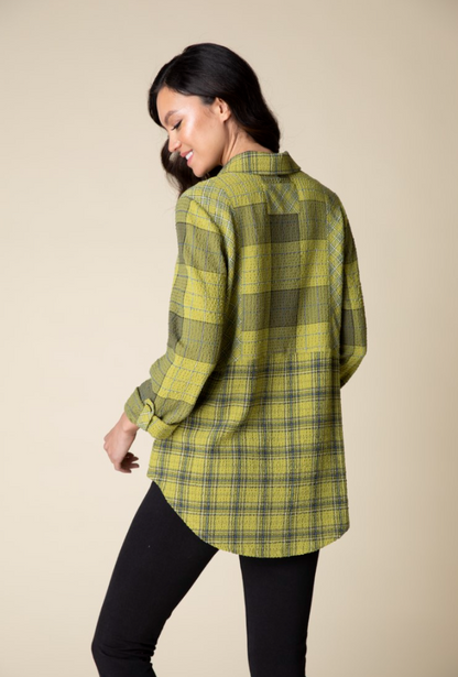 Habitat | Girl Gone Plaid Boyfriend Tunic