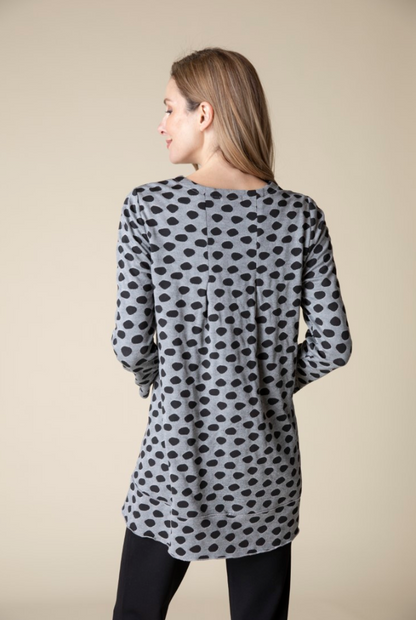 Habitat | Textured Dot Pleat Back Top