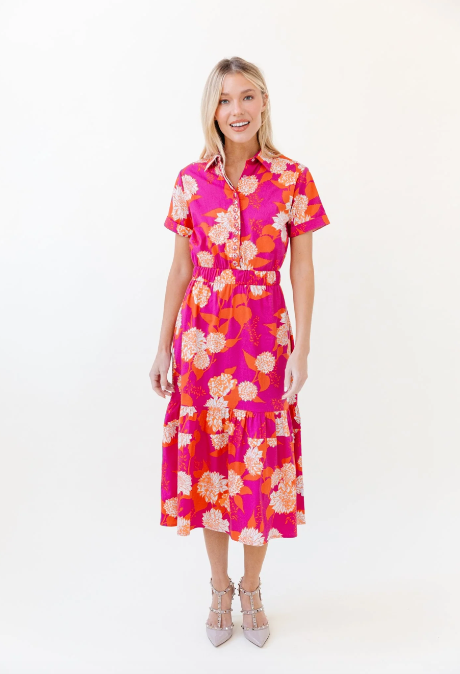 Sheridan French | Gwyneth Dress - Dahlia Flourish