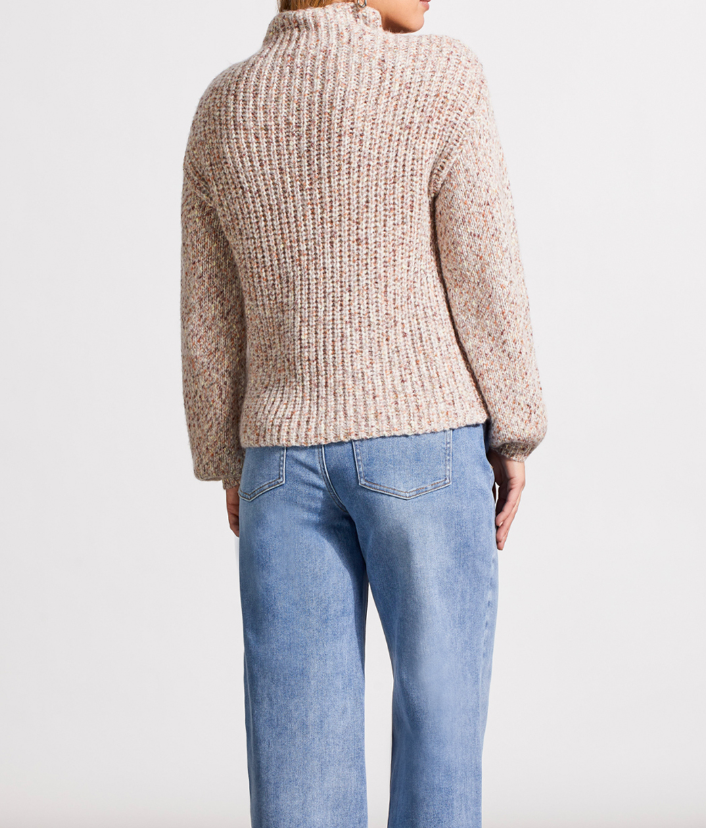 Tribal | Funnel Neck Oversize Sweater