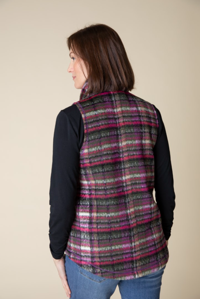 Habitat | Totally Tartan Angled Pocket Vest