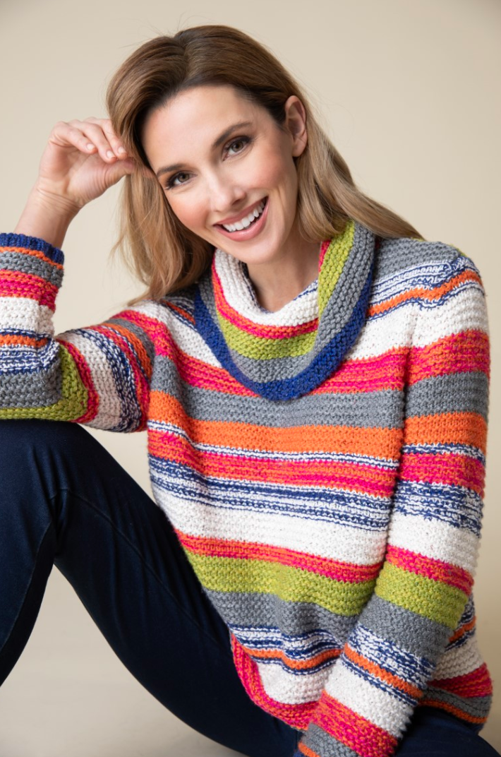 Habitat | Rustic Stripes Multi Stripe Sweater