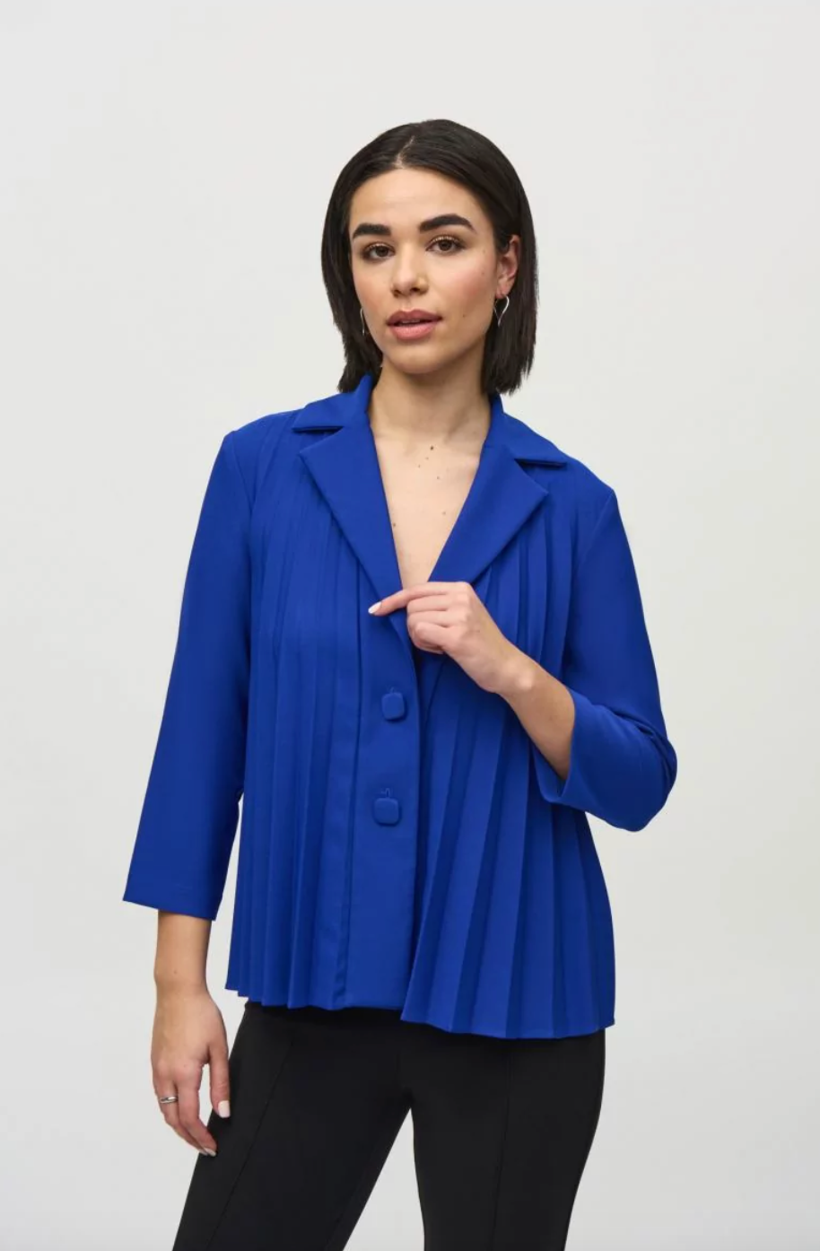 Joseph Ribkoff | Pleated Trapeze Jacket