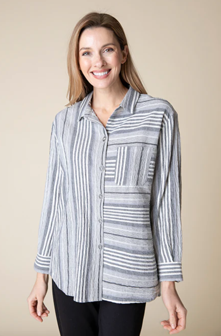 Habitat | Change Your Stripes Boyfriend shirt