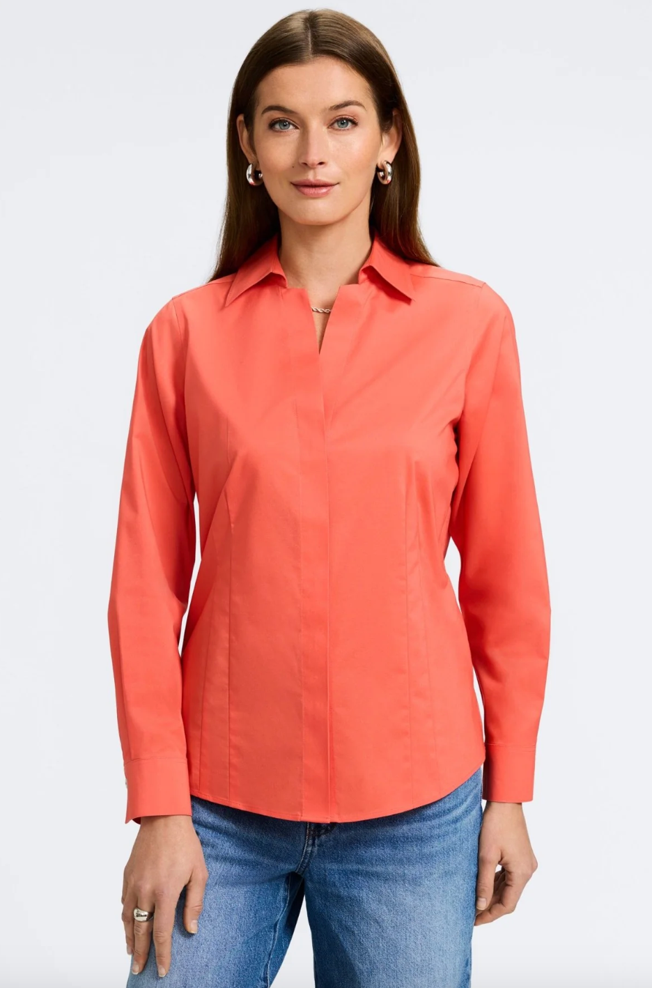 Foxcroft | Taylor Long Sleeve Top