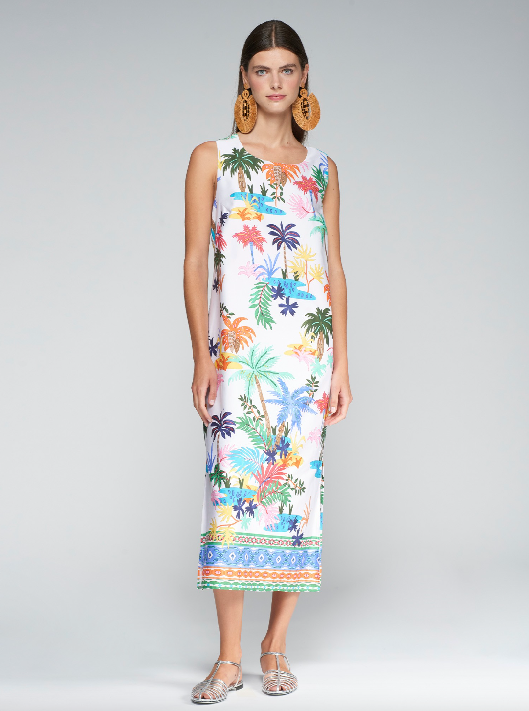 Vilagallo | Palm Tree Dress