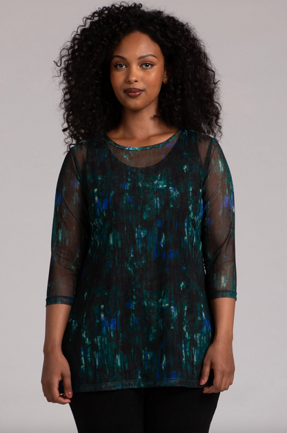 Sympli | Mesh Nu Ideal Tunic, Print